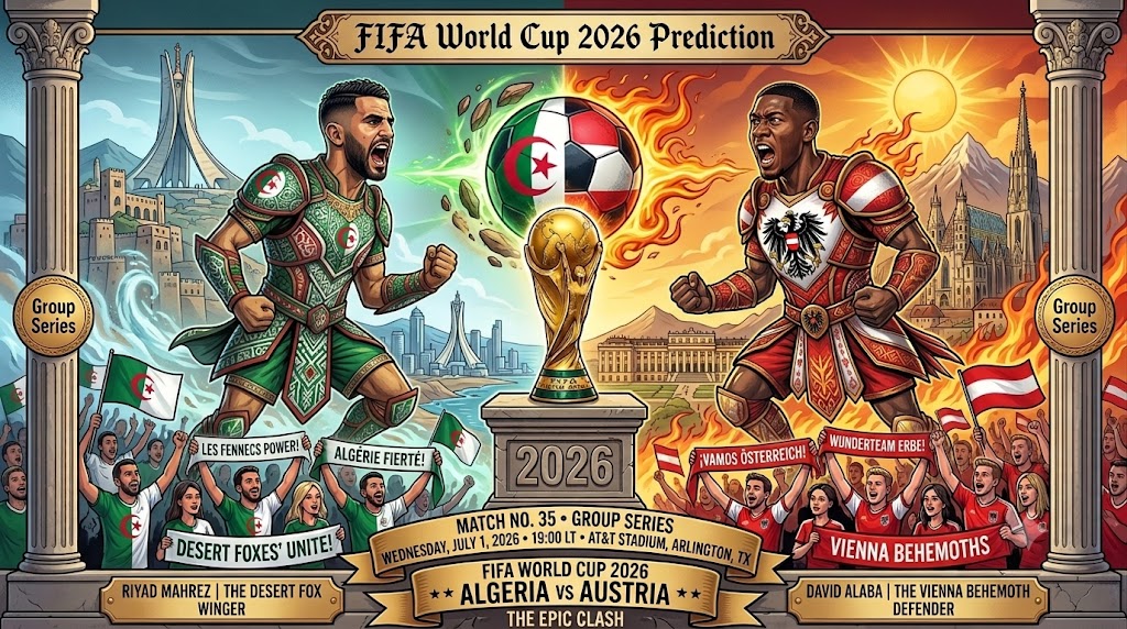 Algeria vs Austria Odds, Prediction & Betting Tips | World Cup 2026