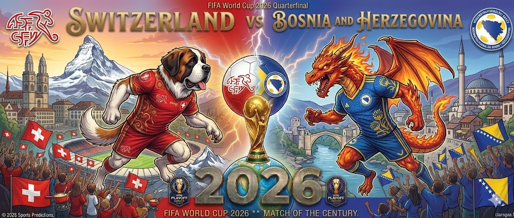 Switzerland vs Bosnia and Herzegovina Odds, Prediction & Betting Tips | World Cup 2026