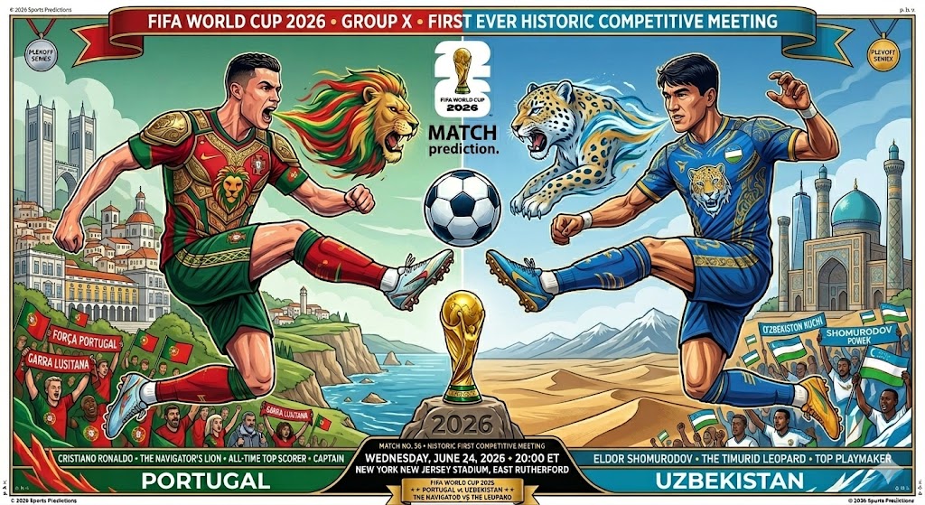 Portugal vs Uzbekistan Odds, Prediction & Betting Tips | World Cup 2026