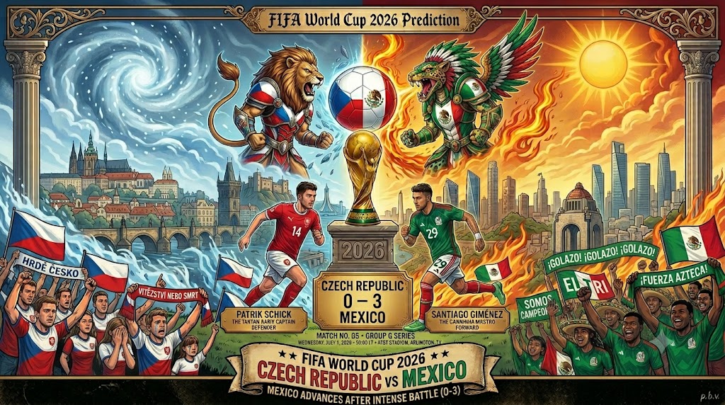 Czech Republic vs Mexico World Cup 2026 – Mexico’s Perfect 9 Points & Ochoa at 40