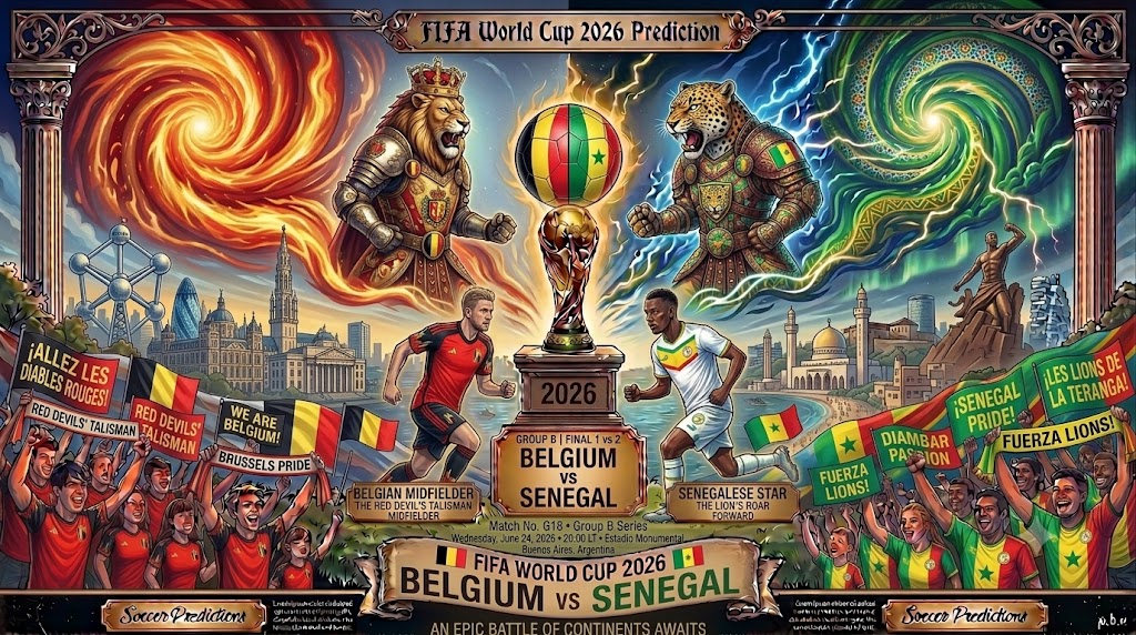 Belgium vs Senegal World Cup 2026 Prediction – Odds, BTTS and De Bruyne’s Final Shot