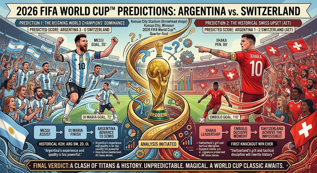 Argentina vs Switzerland World Cup Predictions and Odds Analysis