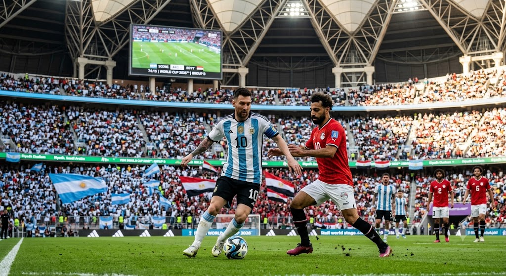 Argentina vs Egypt World Cup 2026 – Messi’s Record, Salah’s Threat and Round of 16 Prediction