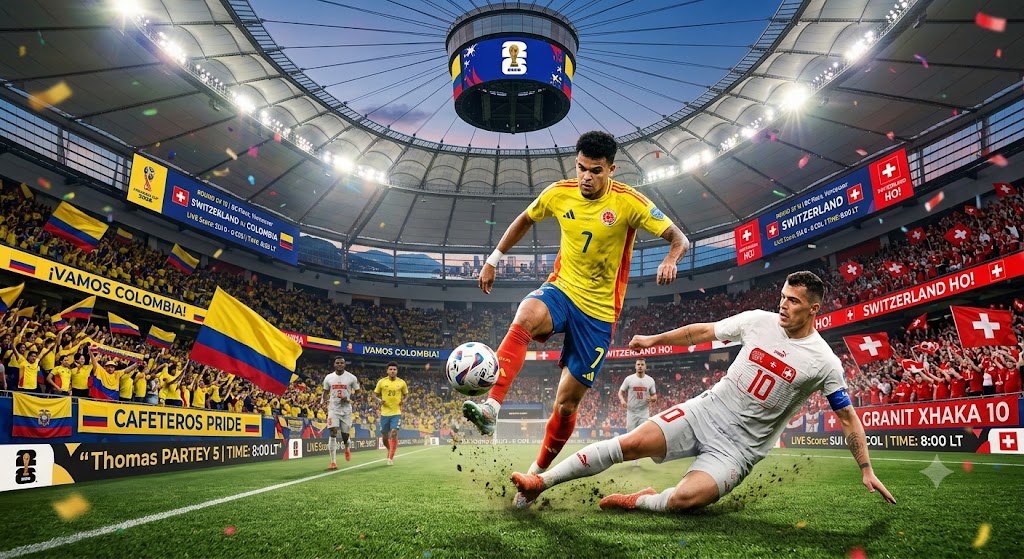 Switzerland vs Colombia World Cup 2026 – Round of 16 Prediction, Odds and Best Bets