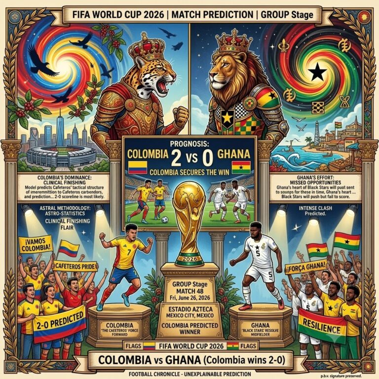 Colombia vs Ghana World Cup 2026 Prediction – Odds, Luis Diaz Form and Why Under 2.5 Goals Wins